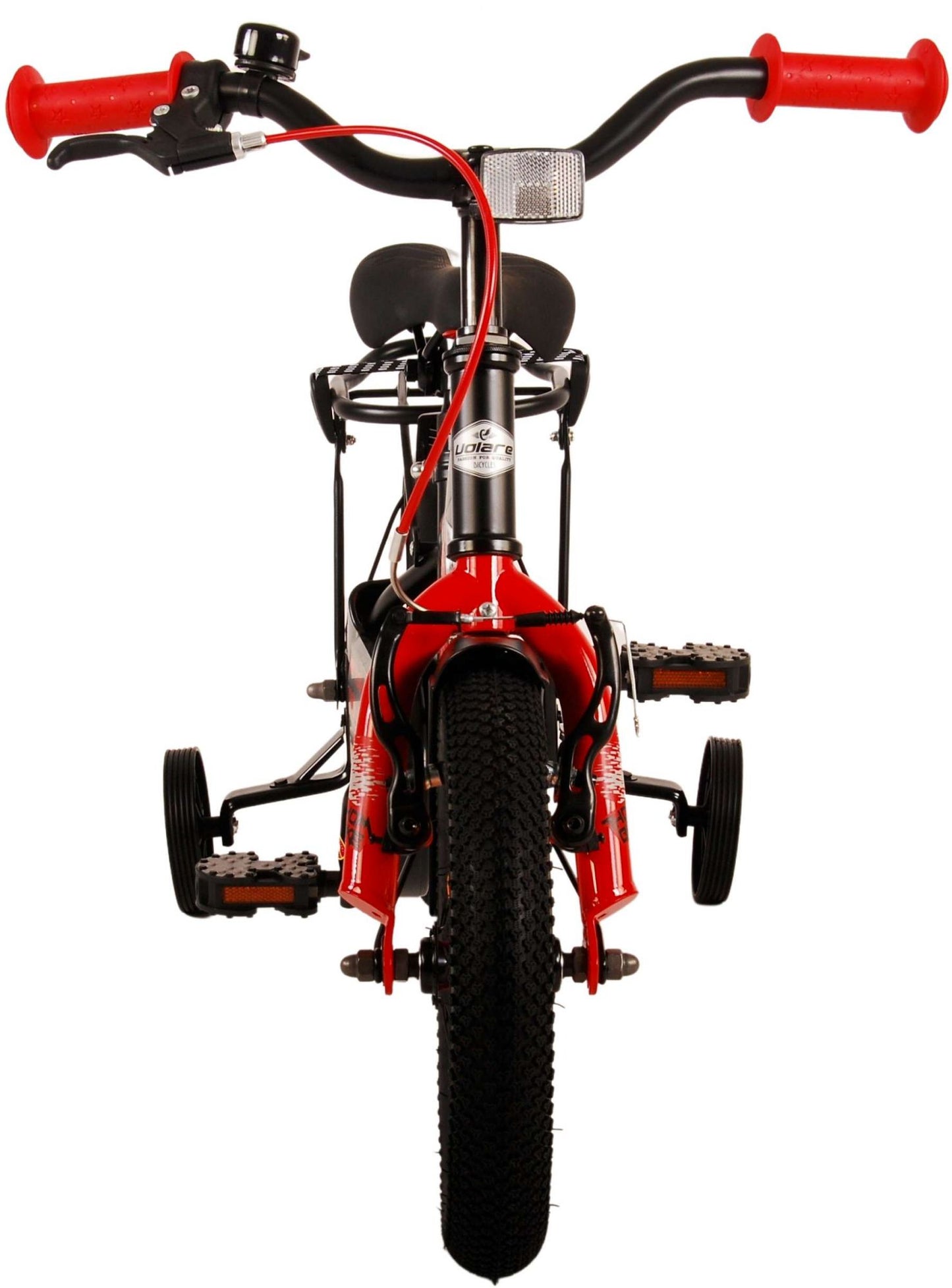 Volare Thombike Kinderfiets - Jongens - 12 inch - Zwart Rood - Zwart, Rood - 3-5 jaar extra afbeelding 12