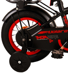 Volare Thombike Kinderfiets - Jongens - 12 inch - Zwart Rood - Zwart, Rood - 3-5 jaar extra afbeelding 5
