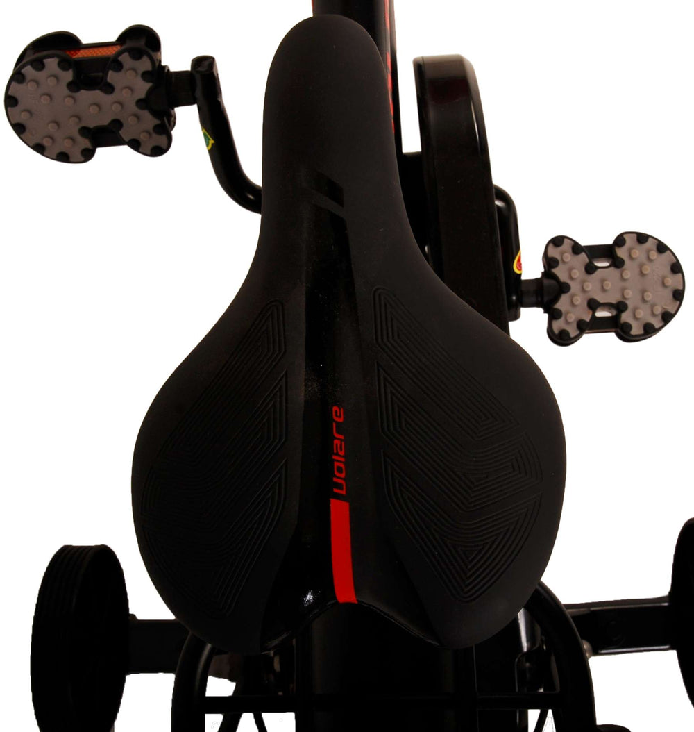 Volare Thombike Kinderfiets - Jongens - 12 inch - Zwart Rood - Zwart, Rood - 3-5 jaar extra afbeelding 10