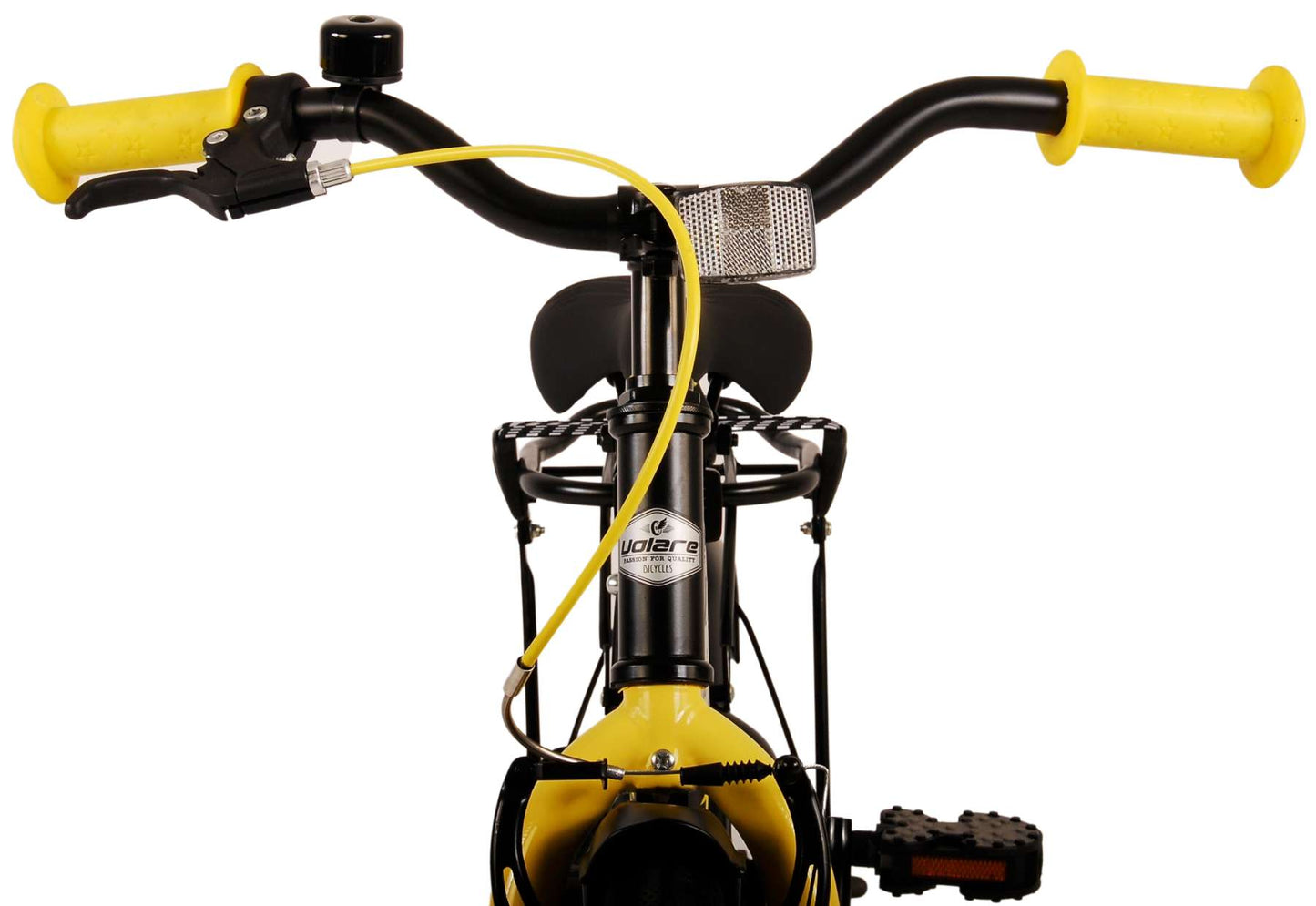Volare Thombike Kinderfiets - Jongens - 14 inch - Zwart Geel - Zwart, Geel - 3-5 jaar extra afbeelding 13