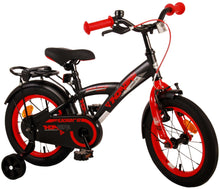 Volare Thombike Kinderfiets - Jongens - 14 inch - Zwart Rood - Zwart, Rood - 3-5 jaar extra afbeelding 4
