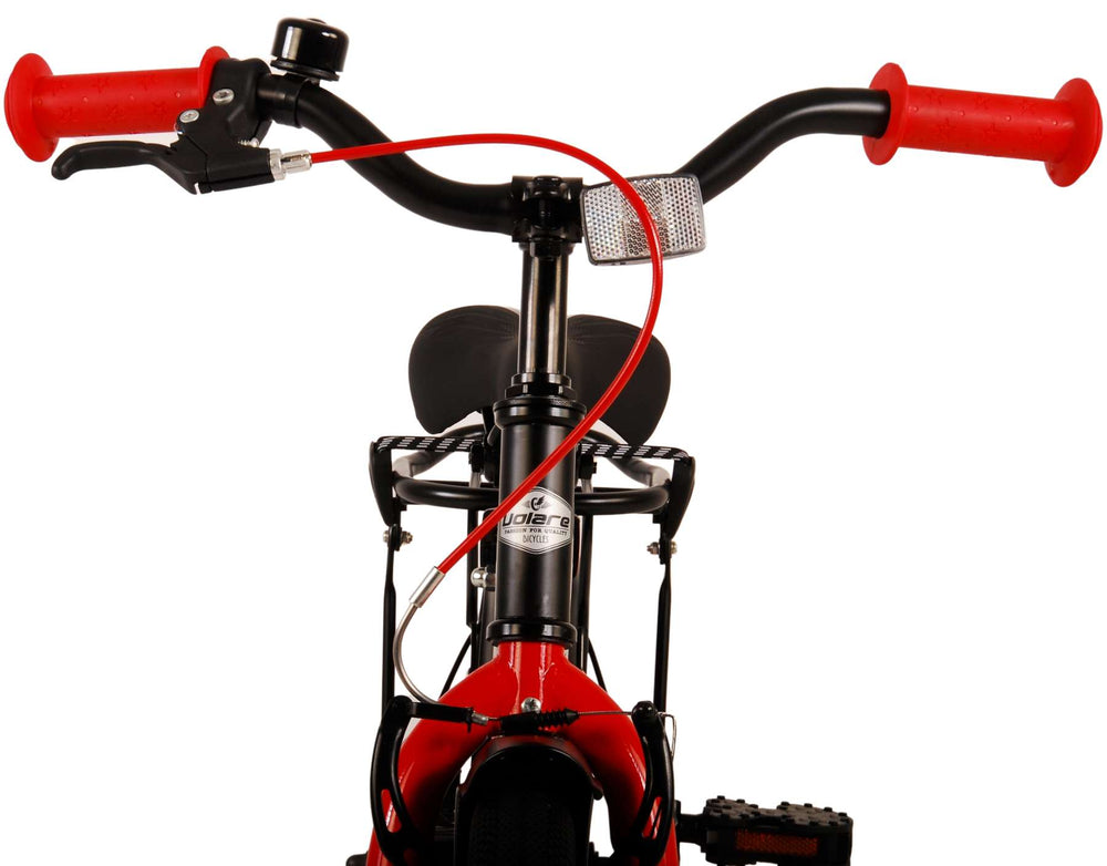 Volare Thombike Kinderfiets - Jongens - 14 inch - Zwart Rood - Zwart, Rood - 3-5 jaar extra afbeelding 13