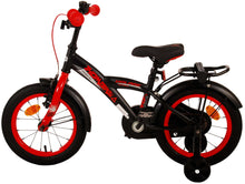 Volare Thombike Kinderfiets - Jongens - 14 inch - Zwart Rood - Zwart, Rood - 3-5 jaar extra afbeelding 14