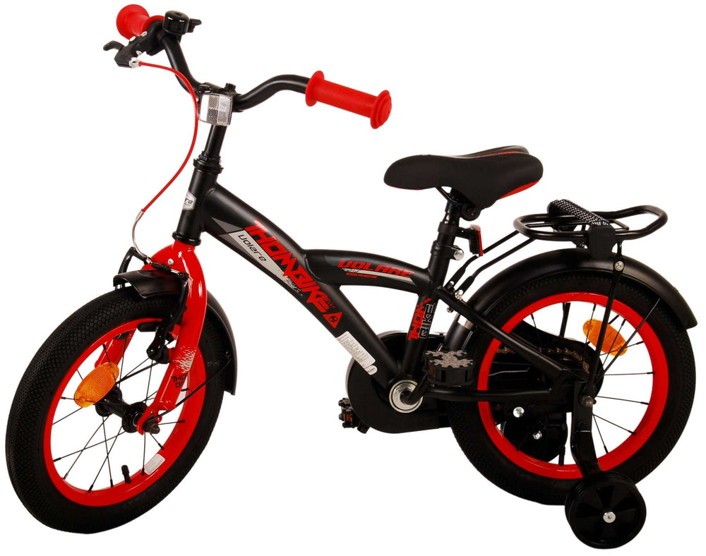 Volare Thombike Kinderfiets - Jongens - 14 inch - Zwart Rood - Zwart, Rood - 3-5 jaar extra afbeelding 15