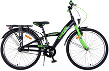 Volare Thombike Kinderfiets - Jongens - 24 inch - Groen Zwart - 3 versnellingen - Zwart, Groen - 8-10 jaar bij Fietstotaal