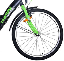 Volare Thombike Kinderfiets - Jongens - 24 inch - Groen Zwart - 3 versnellingen - Zwart, Groen - 8-10 jaar extra afbeelding 5