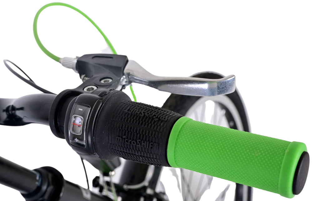 Volare Thombike Kinderfiets - Jongens - 24 inch - Groen Zwart - 3 versnellingen - Zwart, Groen - 8-10 jaar extra afbeelding 7