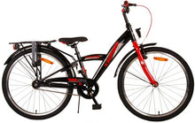 Volare Thombike Kinderfiets - Jongens - 24 inch - Zwart Rood - Zwart, Rood - 8-10 jaar extra afbeelding 2