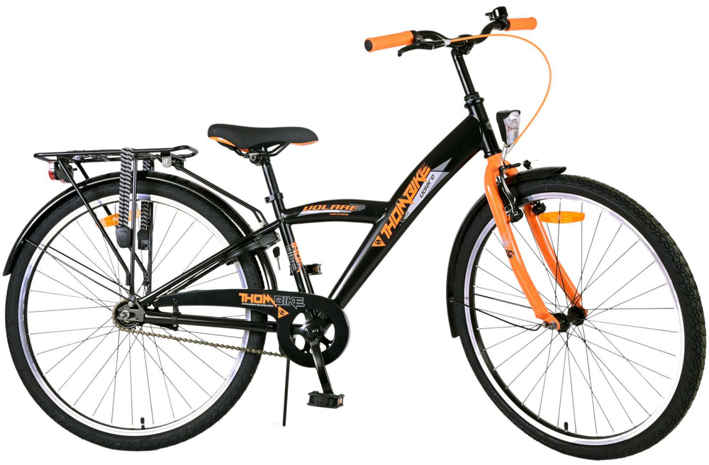 Volare Thombike Kinderfiets - Jongens - 26 inch - Zwart Oranje - Zwart, Oranje - 10-12 jaar extra afbeelding 4