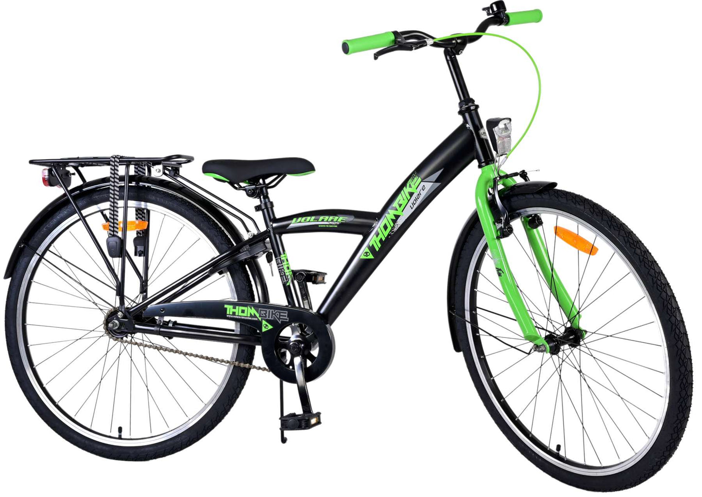 Volare Thombike Kinderfiets - Jongens - 26 inch - Zwart Groen - Zwart, Groen - 10-12 jaar extra afbeelding 4
