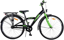 Volare Thombike Kinderfiets - Jongens - 26 inch - Zwart Groen - 3 versnellingen - Zwart, Groen - 10-12 jaar bij Fietstotaal