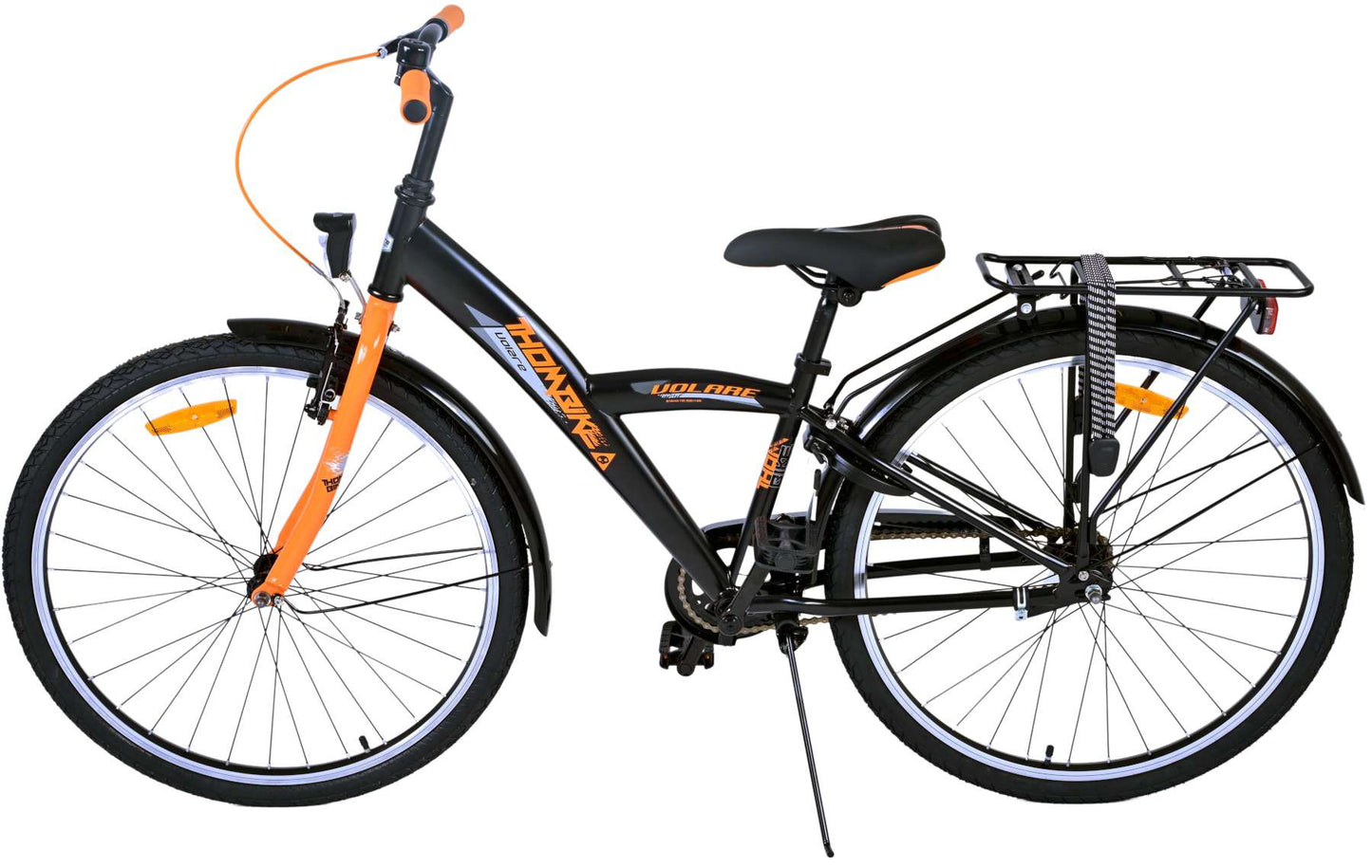 Volare Thombike Kinderfiets - Jongens - 26 inch - Zwart Oranje - Zwart, Oranje - 10-12 jaar extra afbeelding 14