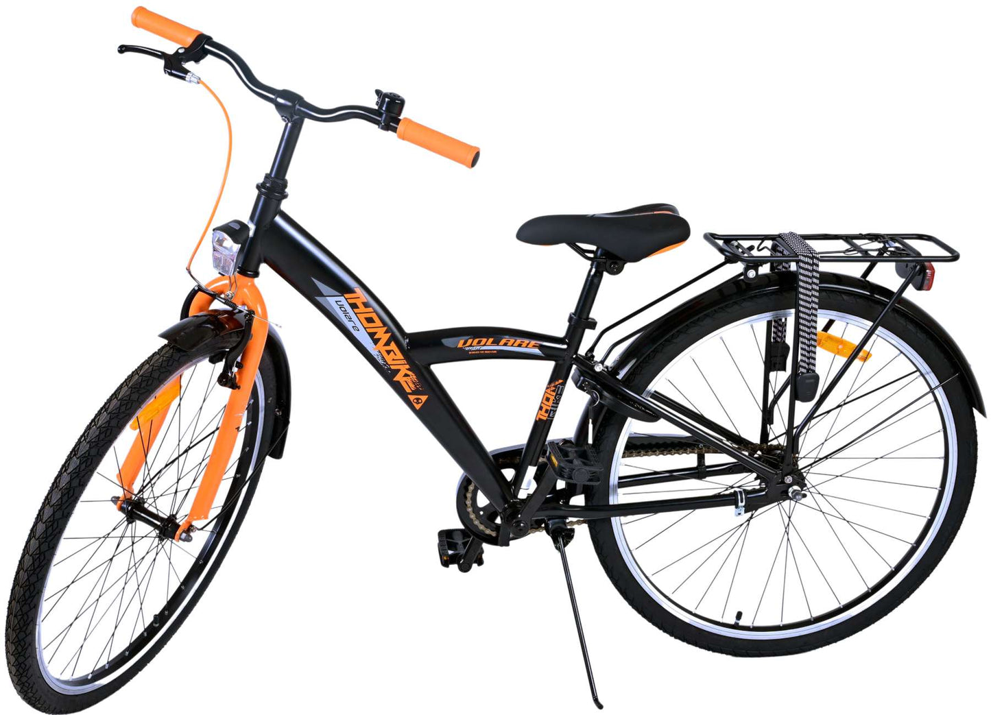 Volare Thombike Kinderfiets - Jongens - 26 inch - Zwart Oranje - Zwart, Oranje - 10-12 jaar extra afbeelding 15