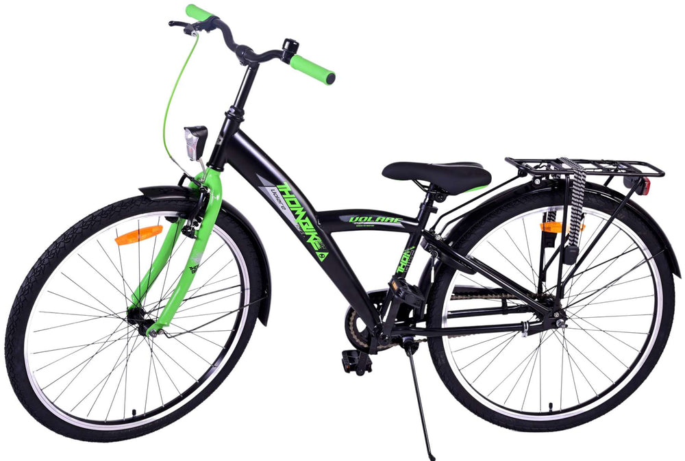 Volare Thombike Kinderfiets - Jongens - 26 inch - Zwart Groen - Zwart, Groen - 10-12 jaar extra afbeelding 15