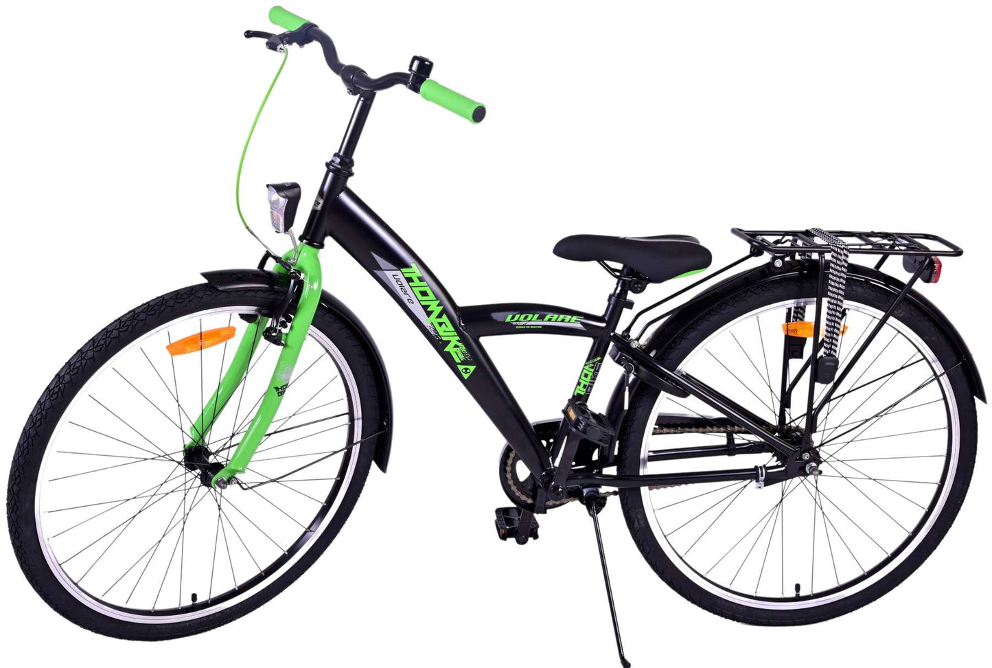 Volare Thombike Kinderfiets - Jongens - 26 inch - Zwart Groen - Zwart, Groen - 10-12 jaar extra afbeelding 15