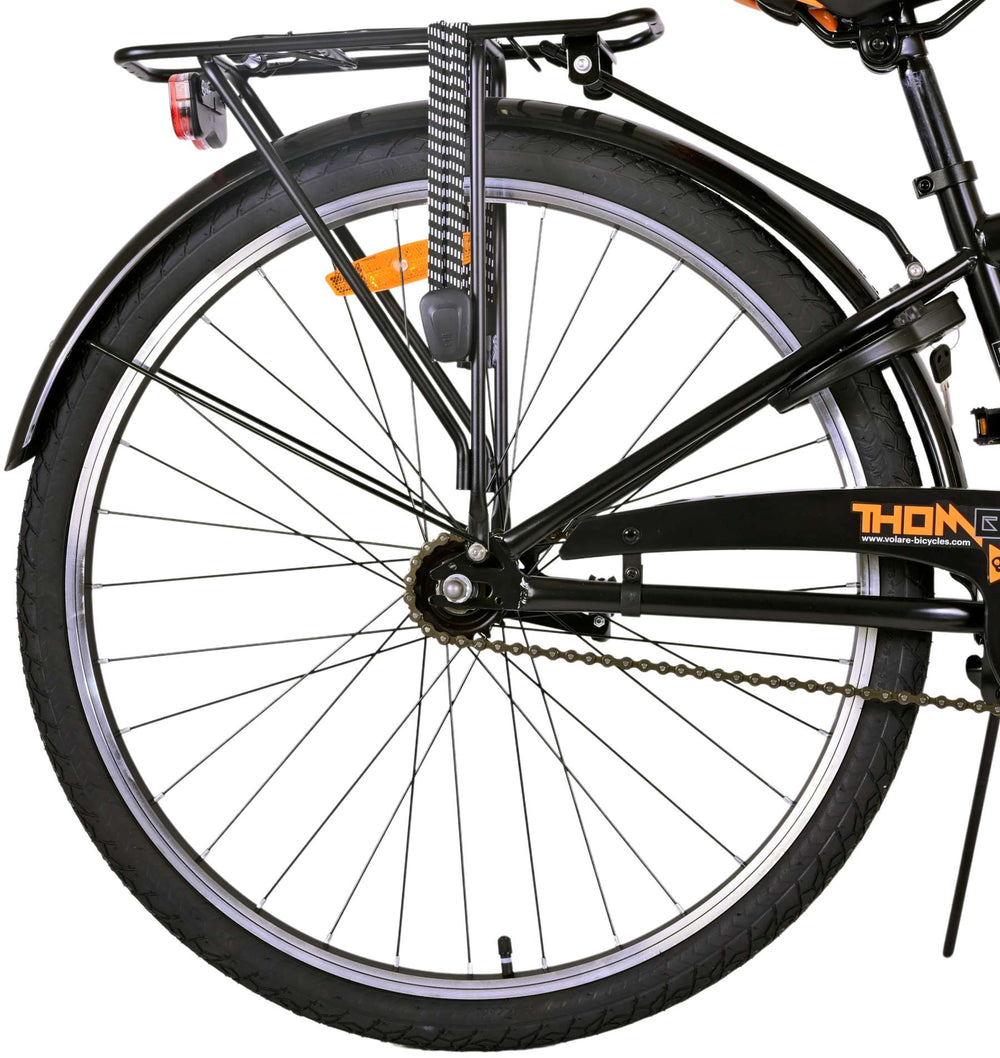 Volare Thombike Kinderfiets - Jongens - 26 inch - Zwart Oranje - Zwart, Oranje - 10-12 jaar extra afbeelding 5