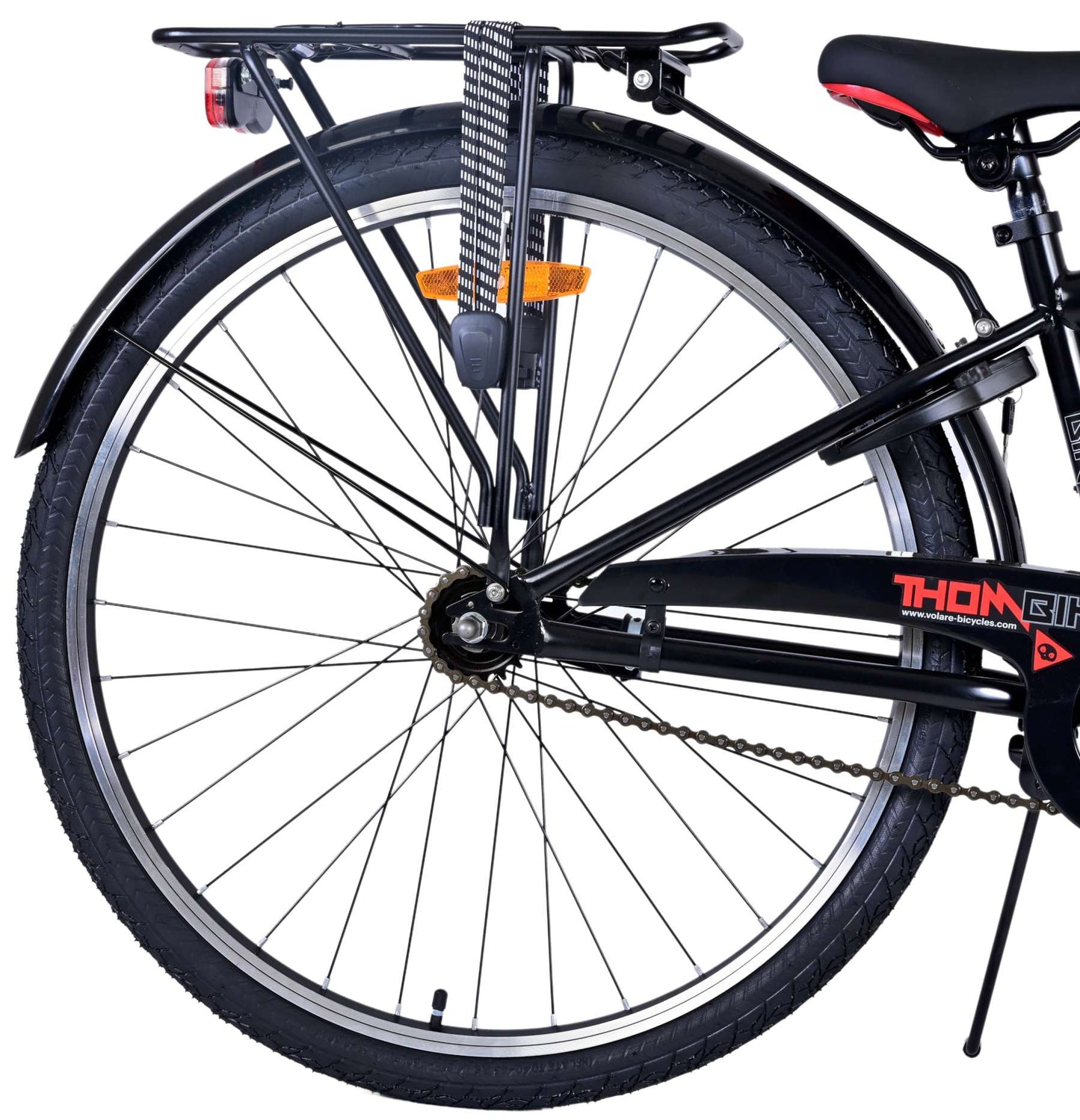 Volare Thombike Kinderfiets - Jongens - 26 inch - Zwart Rood - Zwart, Rood - 10-12 jaar extra afbeelding 5