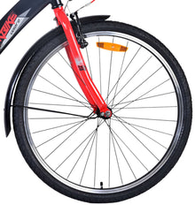 Volare Thombike Kinderfiets - Jongens - 26 inch - Zwart Rood - Zwart, Rood - 10-12 jaar extra afbeelding 6