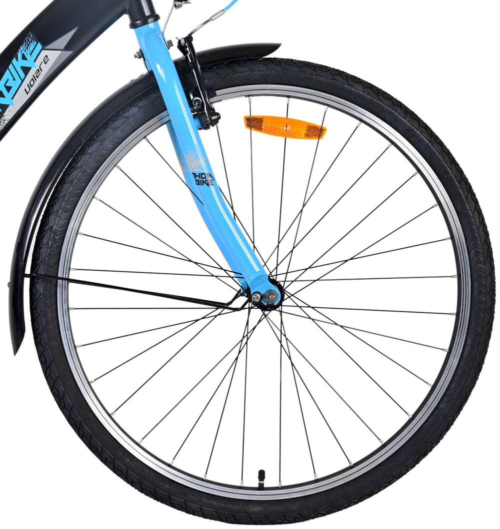 Volare Thombike Kinderfiets - Jongens - 26 inch - Zwart Blauw - Zwart, Blauw - 10-12 jaar extra afbeelding 6