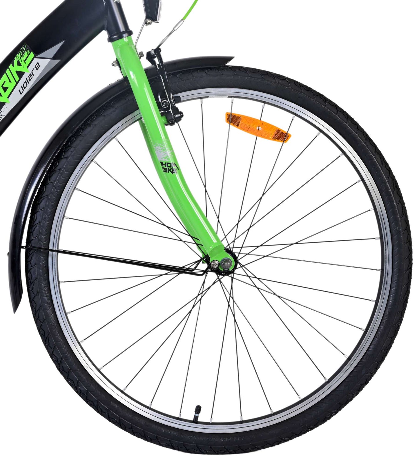 Volare Thombike Kinderfiets - Jongens - 26 inch - Zwart Groen - Zwart, Groen - 10-12 jaar extra afbeelding 6