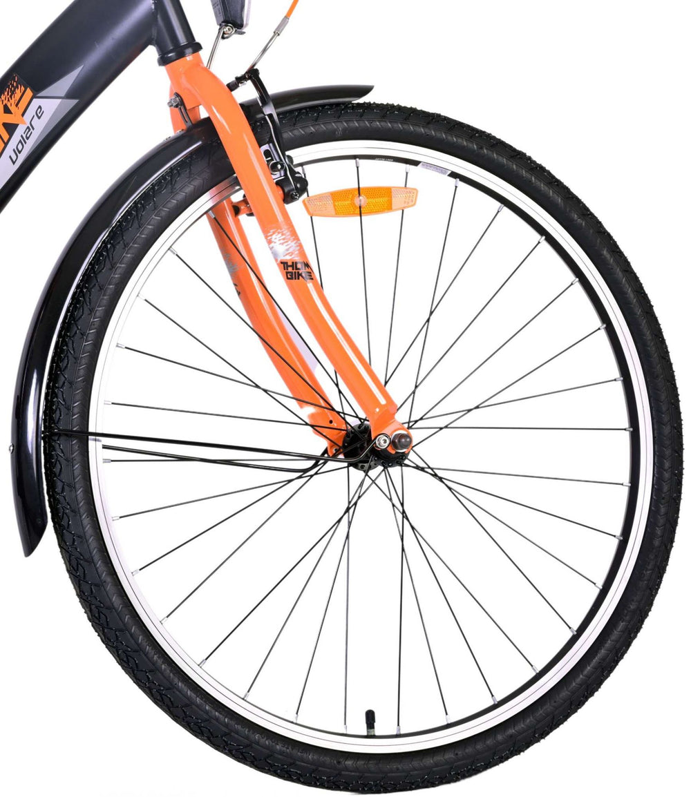 Volare Thombike Kinderfiets - Jongens - 26 inch - Zwart Oranje - Zwart, Oranje - 10-12 jaar extra afbeelding 6