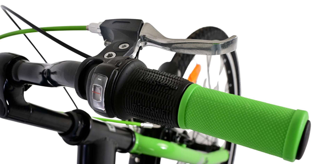 Volare Thombike Kinderfiets - Jongens - 26 inch - Zwart Groen - 3 versnellingen - Zwart, Groen - 10-12 jaar extra afbeelding 7