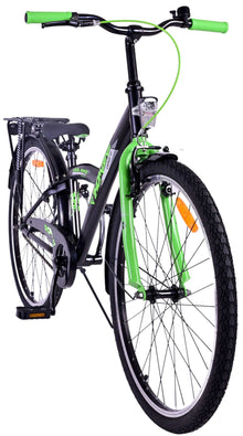 Volare Thombike Kinderfiets - Jongens - 26 inch - Zwart Groen - Zwart, Groen - 10-12 jaar extra afbeelding 11