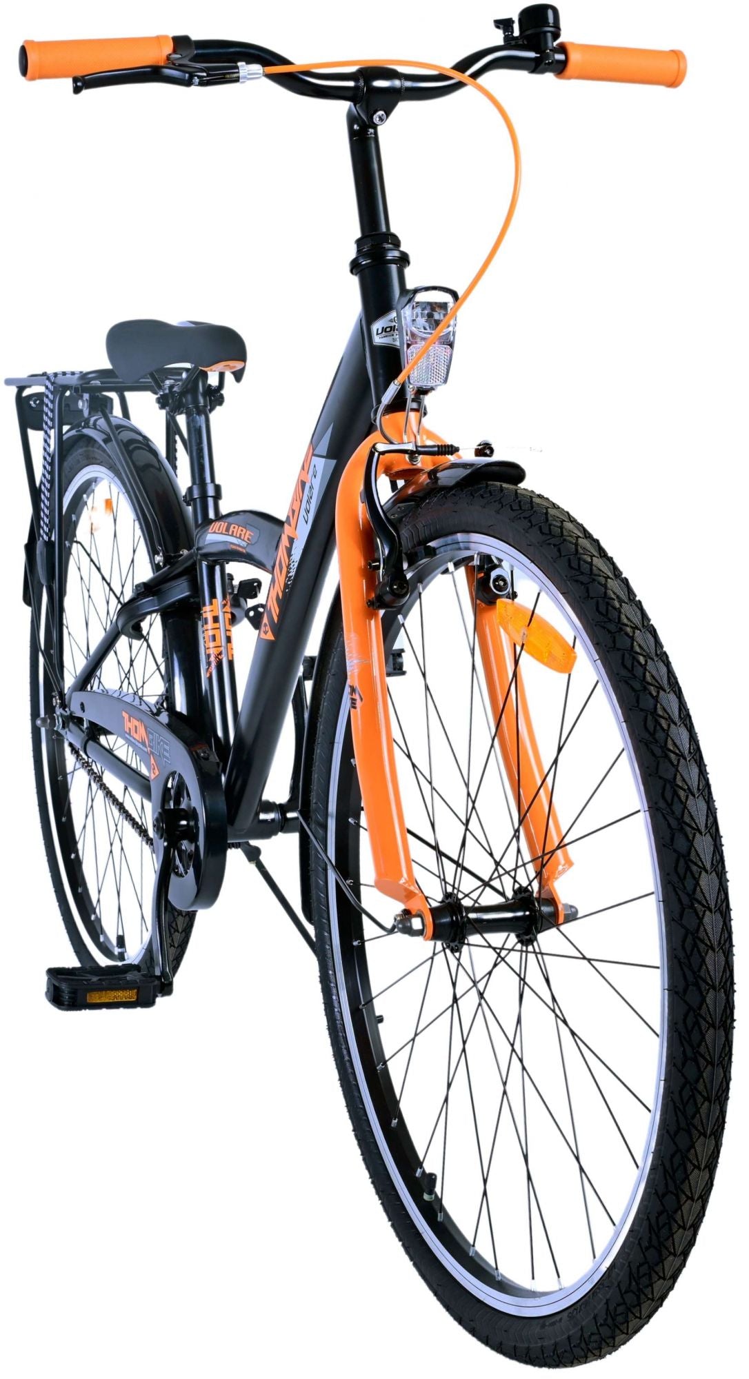 Volare Thombike Kinderfiets - Jongens - 26 inch - Zwart Oranje - Zwart, Oranje - 10-12 jaar extra afbeelding 11