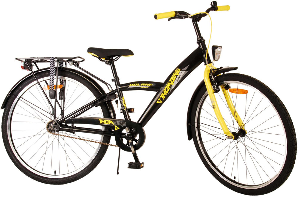 Volare Thombike Kinderfiets - Jongens - 26 inch - Zwart Geel - Zwart, Geel - 10-12 jaar extra afbeelding 4