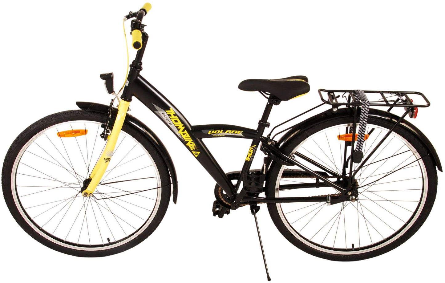 Volare Thombike Kinderfiets - Jongens - 26 inch - Zwart Geel - Zwart, Geel - 10-12 jaar extra afbeelding 14
