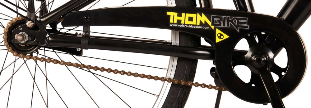 Volare Thombike Kinderfiets - Jongens - 26 inch - Zwart Geel - Zwart, Geel - 10-12 jaar extra afbeelding 7