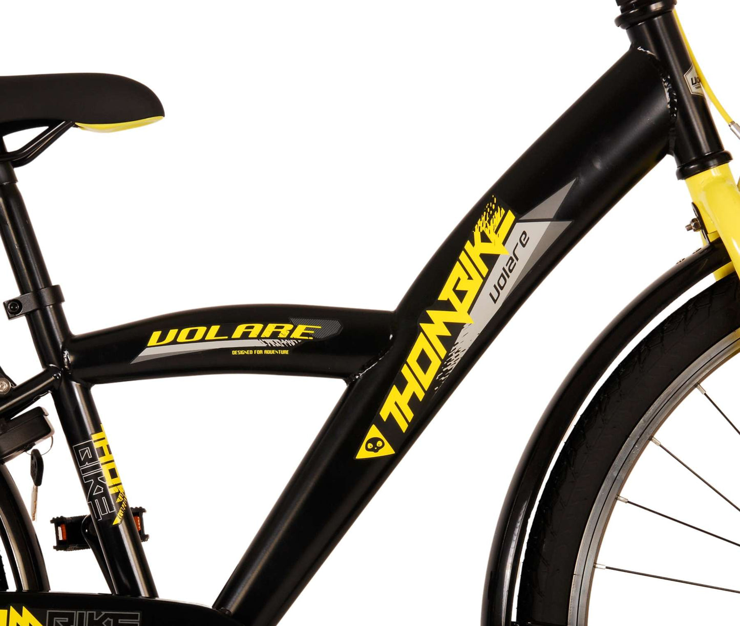 Volare Thombike Kinderfiets - Jongens - 26 inch - Zwart Geel - Zwart, Geel - 10-12 jaar extra afbeelding 8