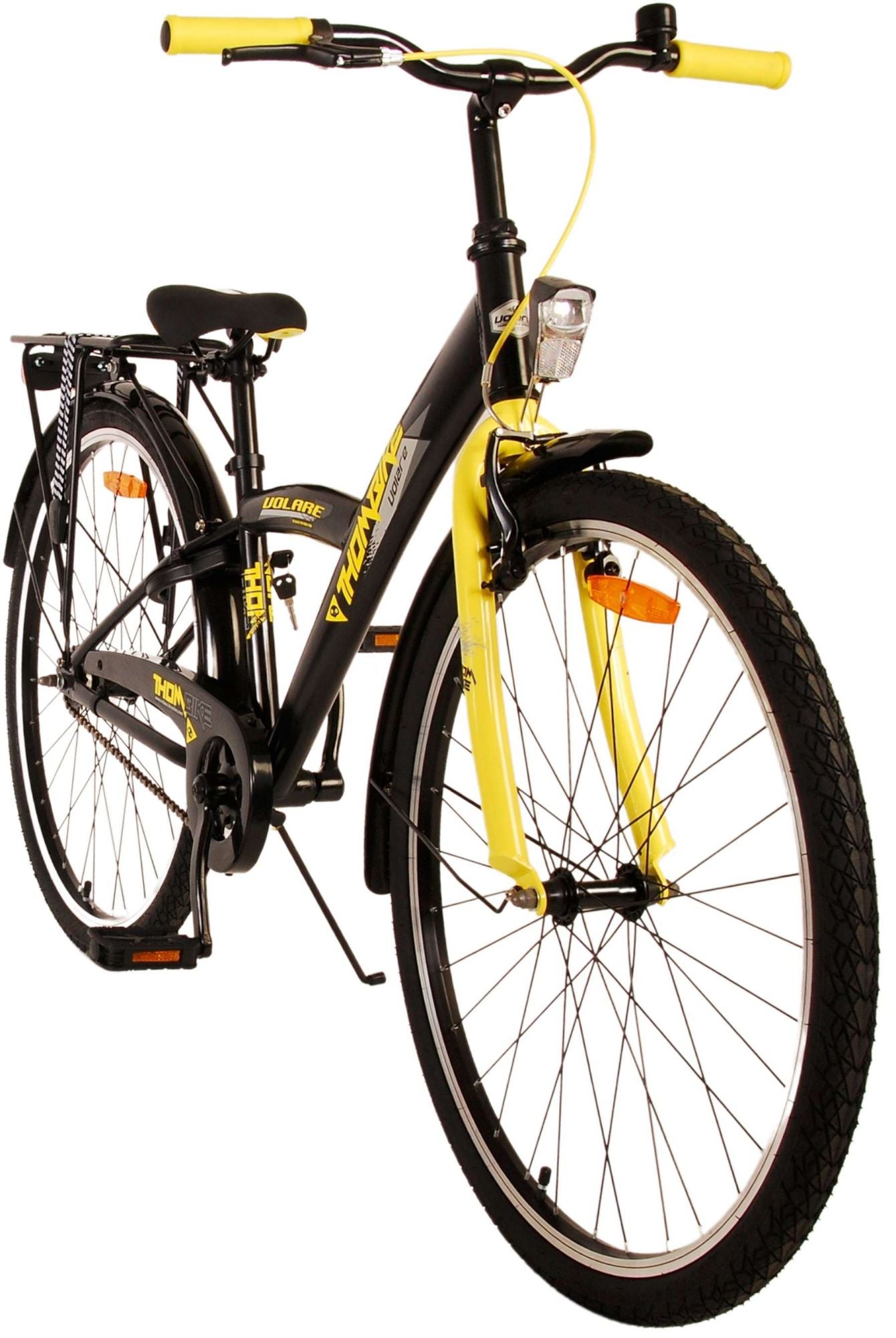 Volare Thombike Kinderfiets - Jongens - 26 inch - Zwart Geel - Zwart, Geel - 10-12 jaar extra afbeelding 11