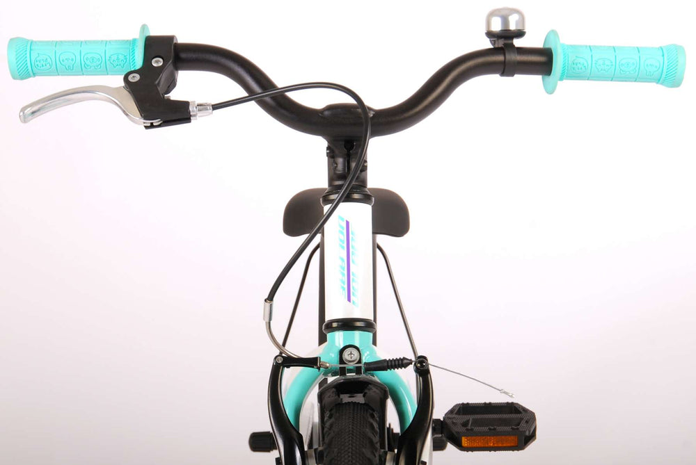 Volare Glamour Kinderfiets - Meisjes - 16 inch - Wit/Mint Groen - Prime Collection - Mint, Wit, Groen - 4-6 jaar extra afbeelding 13