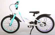 Volare Glamour Kinderfiets - Meisjes - 16 inch - Wit/Mint Groen - Prime Collection - Mint, Wit, Groen - 4-6 jaar extra afbeelding 14