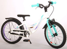 Volare Glamour Kinderfiets - Meisjes - 16 inch - Wit/Mint Groen - Prime Collection - Mint, Wit, Groen - 4-6 jaar extra afbeelding 4