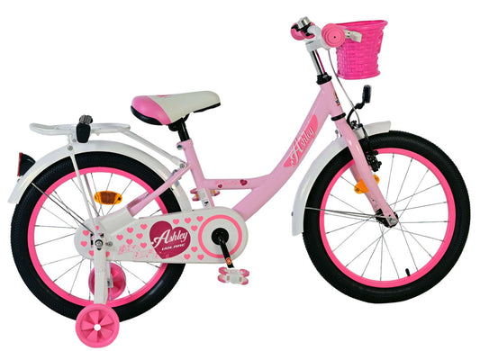 Volare Ashley Kinderfiets - Meisjes - 18 inch - Roze - 5-7 jaar bij Fietstotaal