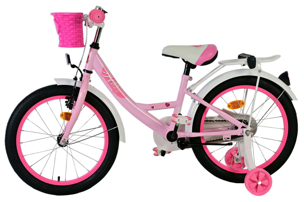 Volare Ashley Kinderfiets - Meisjes - 18 inch - Roze - 5-7 jaar extra afbeelding 9