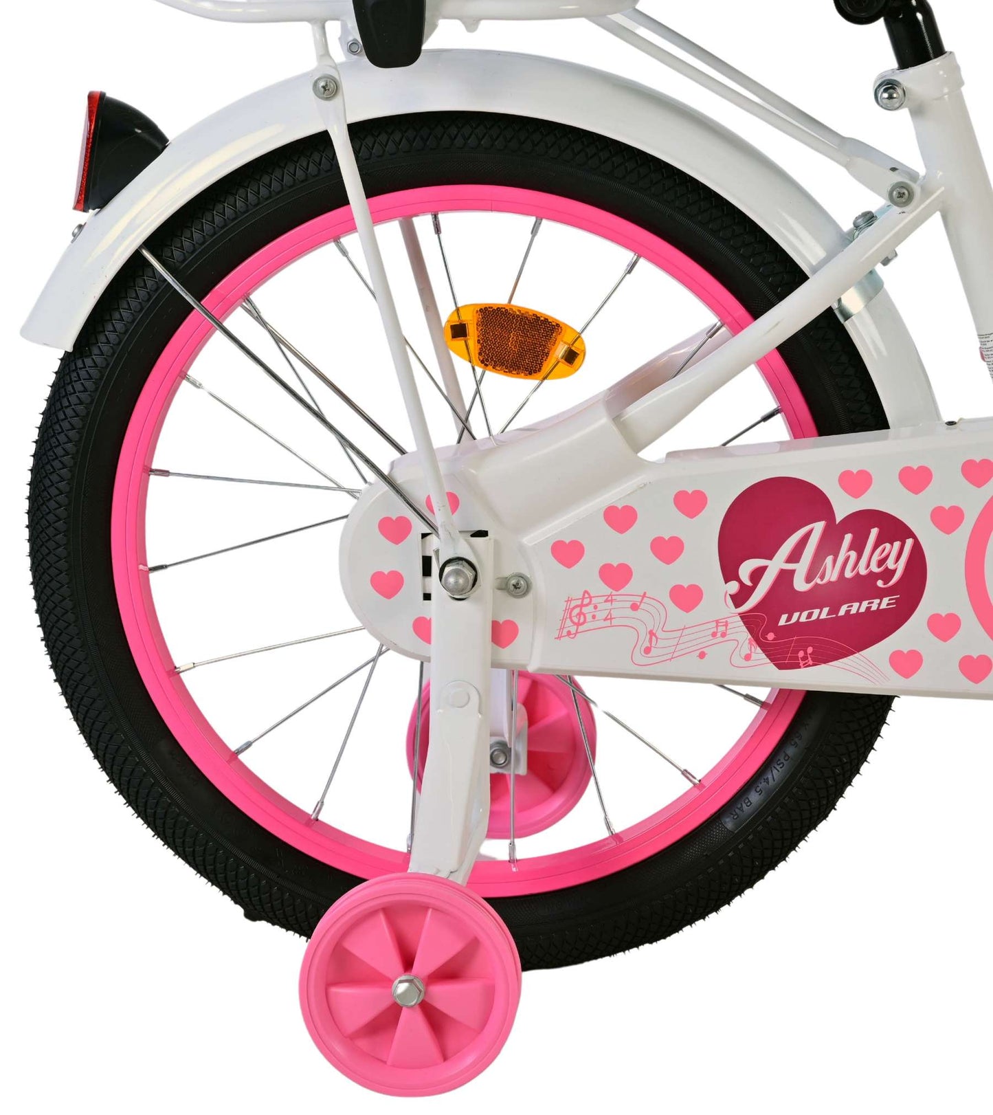 Volare Ashley 18" CB wit - 18 inch - 5-7 jaar extra afbeelding 4