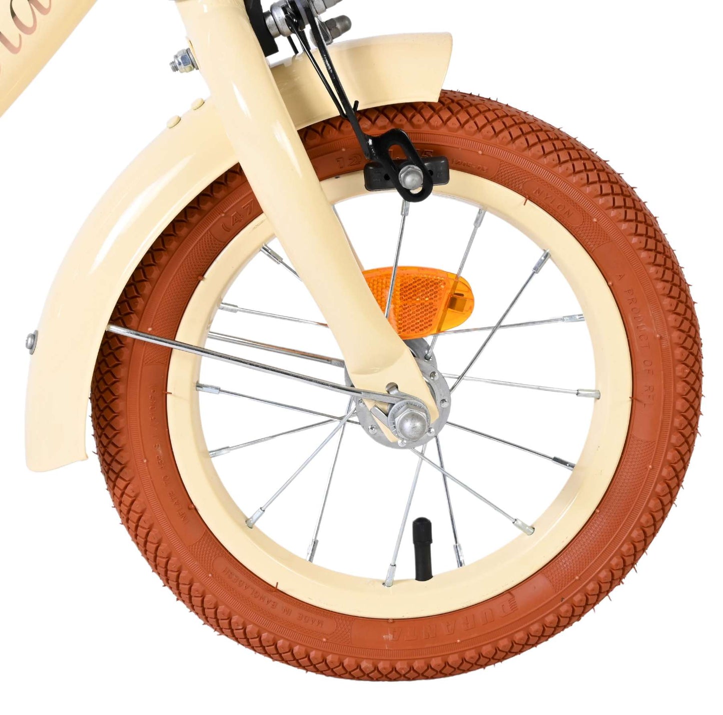 Volare Ashley Kinderfiets - Meisjes - 12 inch - Creme - Crème - 3-5 jaar extra afbeelding 4