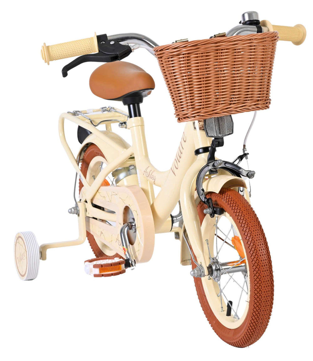 Volare Ashley Kinderfiets - Meisjes - 12 inch - Creme - Crème - 3-5 jaar extra afbeelding 6