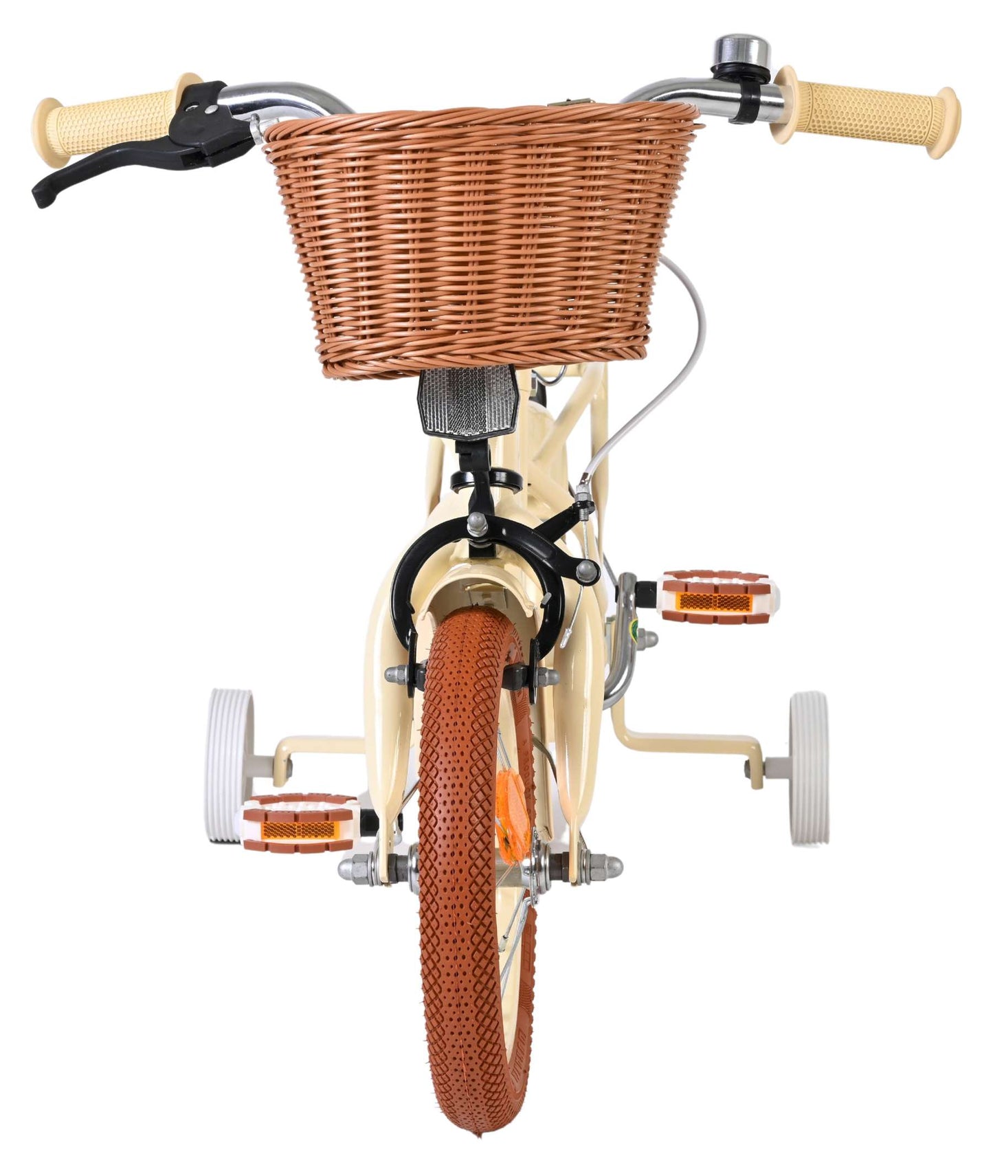 Volare Ashley Kinderfiets - Meisjes - 12 inch - Creme - Crème - 3-5 jaar extra afbeelding 7
