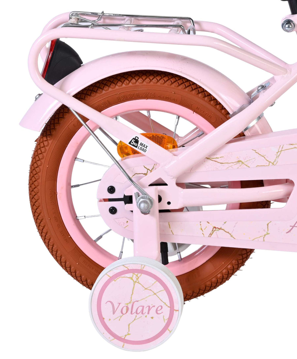 Volare Ashley Kinderfiets - Meisjes - 12 inch - Roze - 3-5 jaar extra afbeelding 3