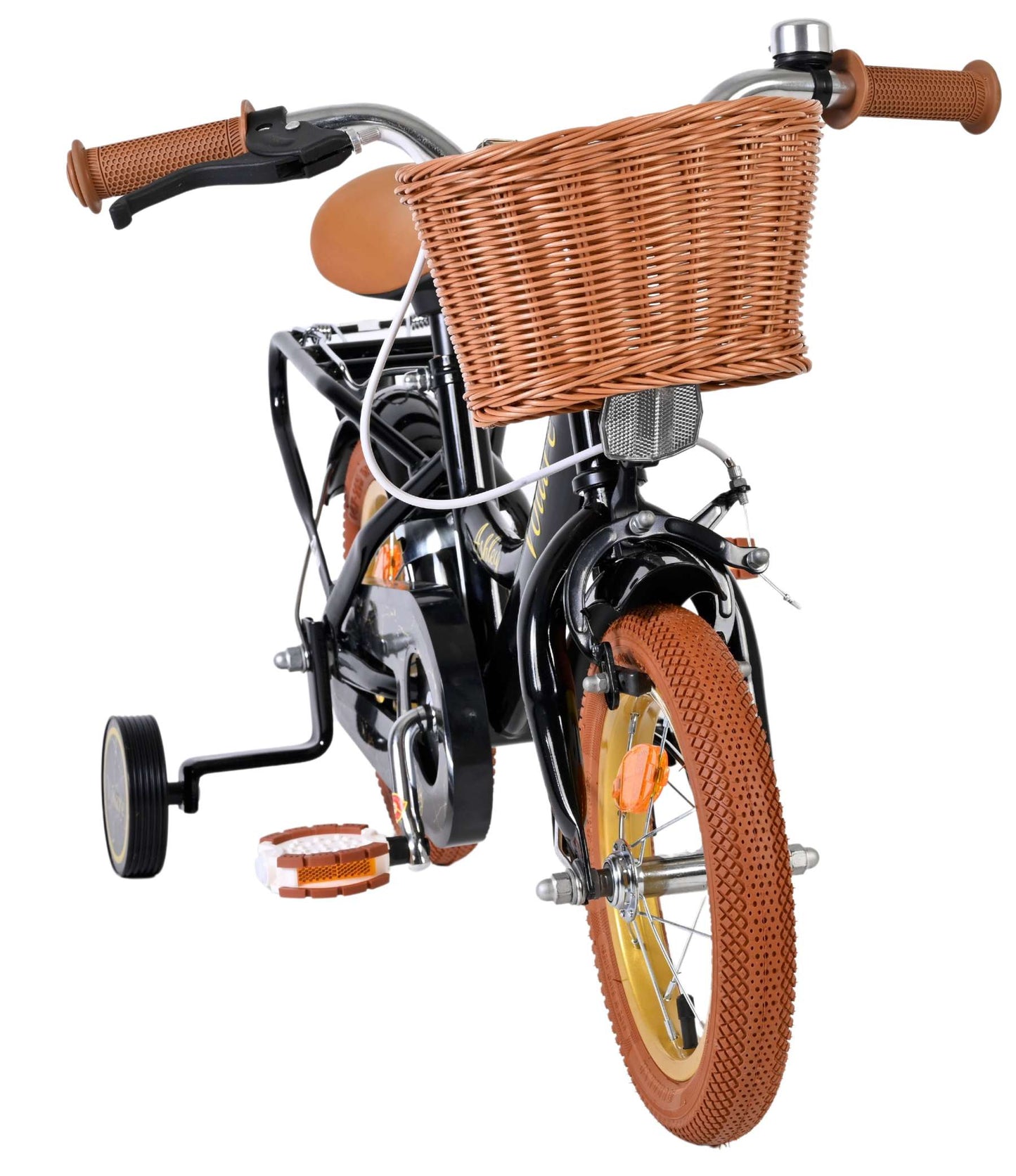 Volare Ashley Kinderfiets - Meisjes - 12 inch - Zwart - 3-5 jaar extra afbeelding 6