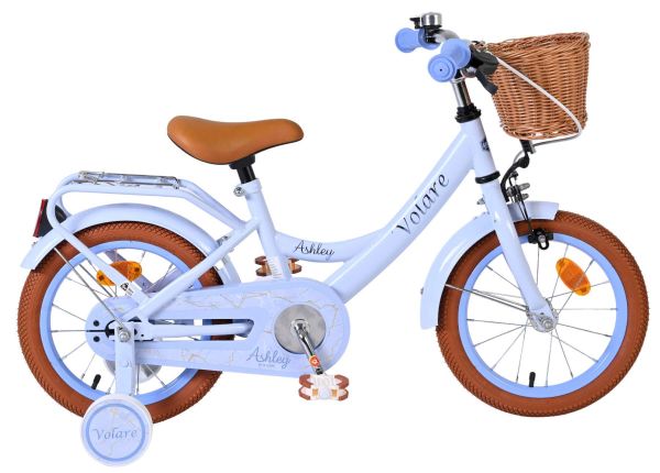 Volare Ashley Kinderfiets - Meisjes - 14 inch - Pastel Blauw - 3-5 jaar extra afbeelding 2
