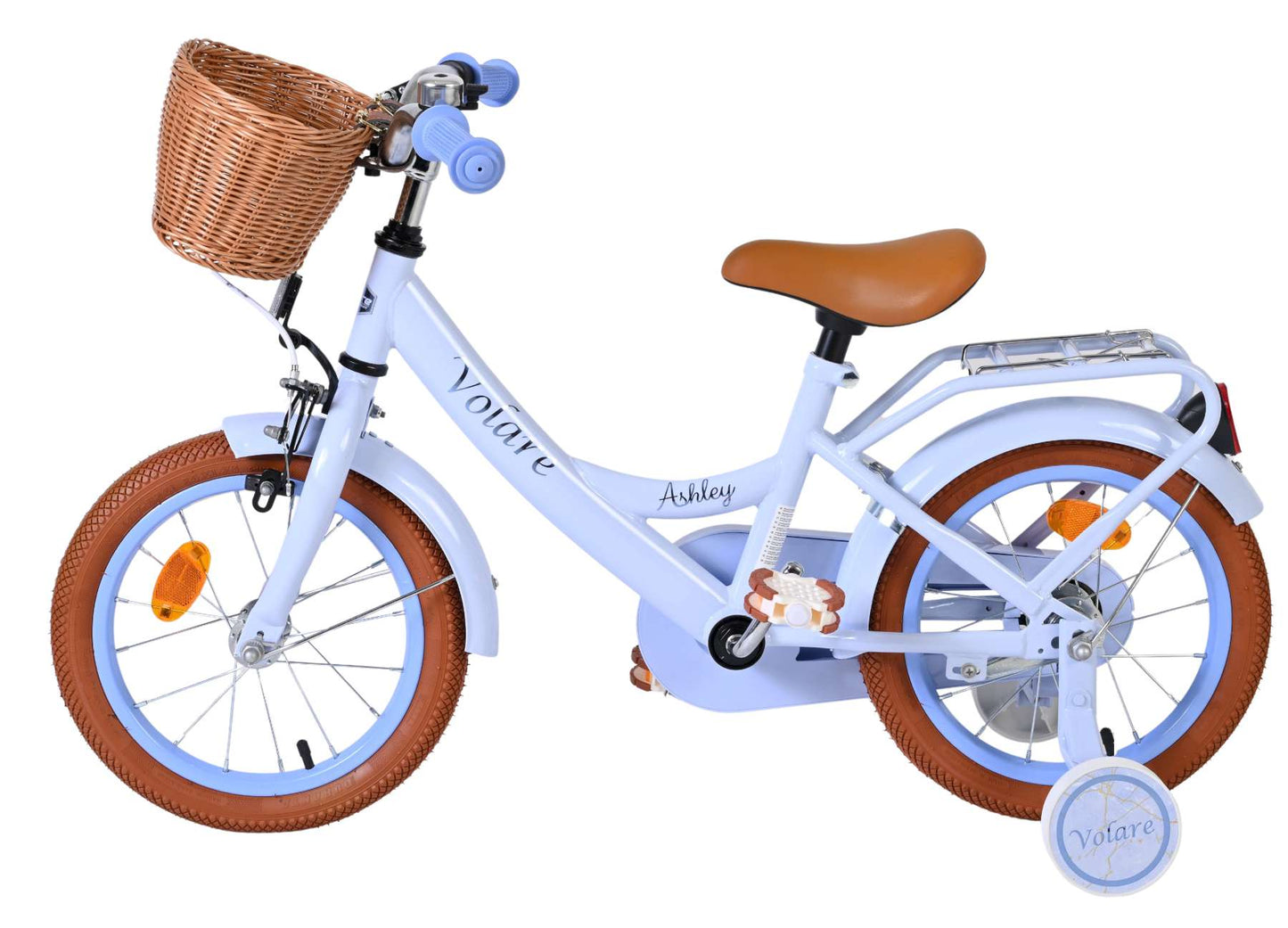 Volare Ashley Kinderfiets - Meisjes - 14 inch - Pastel Blauw - 3-5 jaar extra afbeelding 8