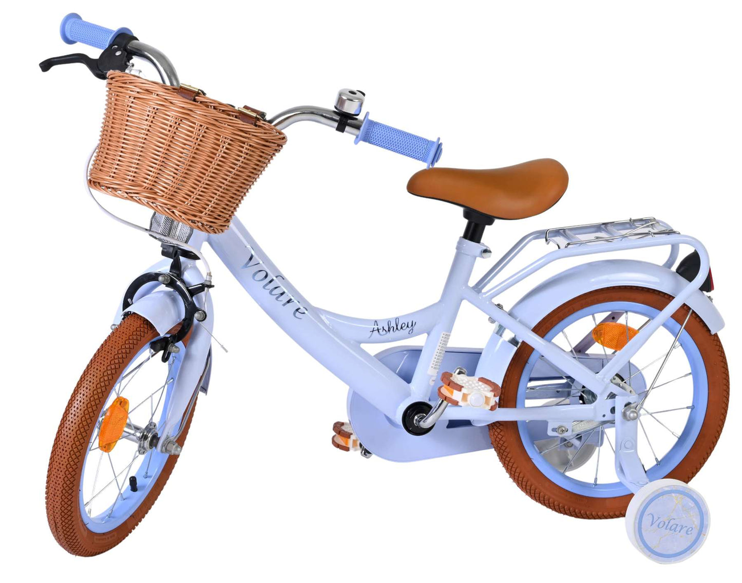 Volare Ashley Kinderfiets - Meisjes - 14 inch - Pastel Blauw - 3-5 jaar extra afbeelding 9