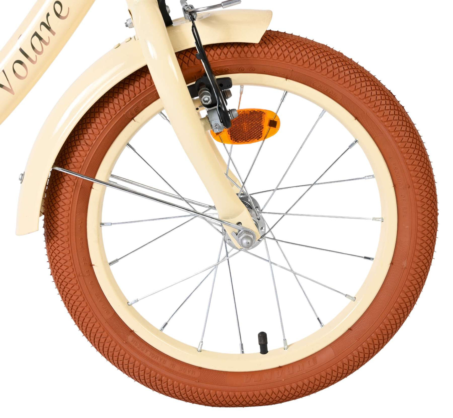 Volare Ashley Kinderfiets - Meisjes - 16 inch - Creme - Crème - 4-6 jaar extra afbeelding 4
