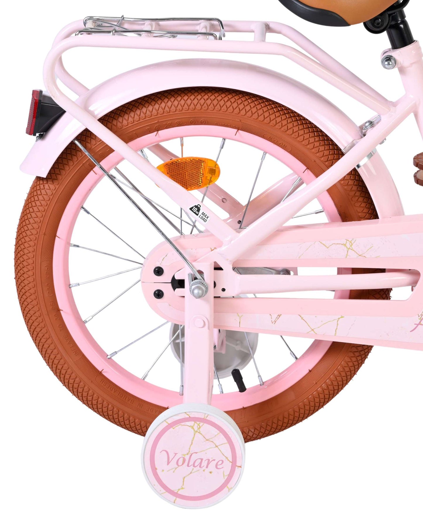 Volare Ashley Kinderfiets - Meisjes - 16 inch - Roze - 4-6 jaar extra afbeelding 3