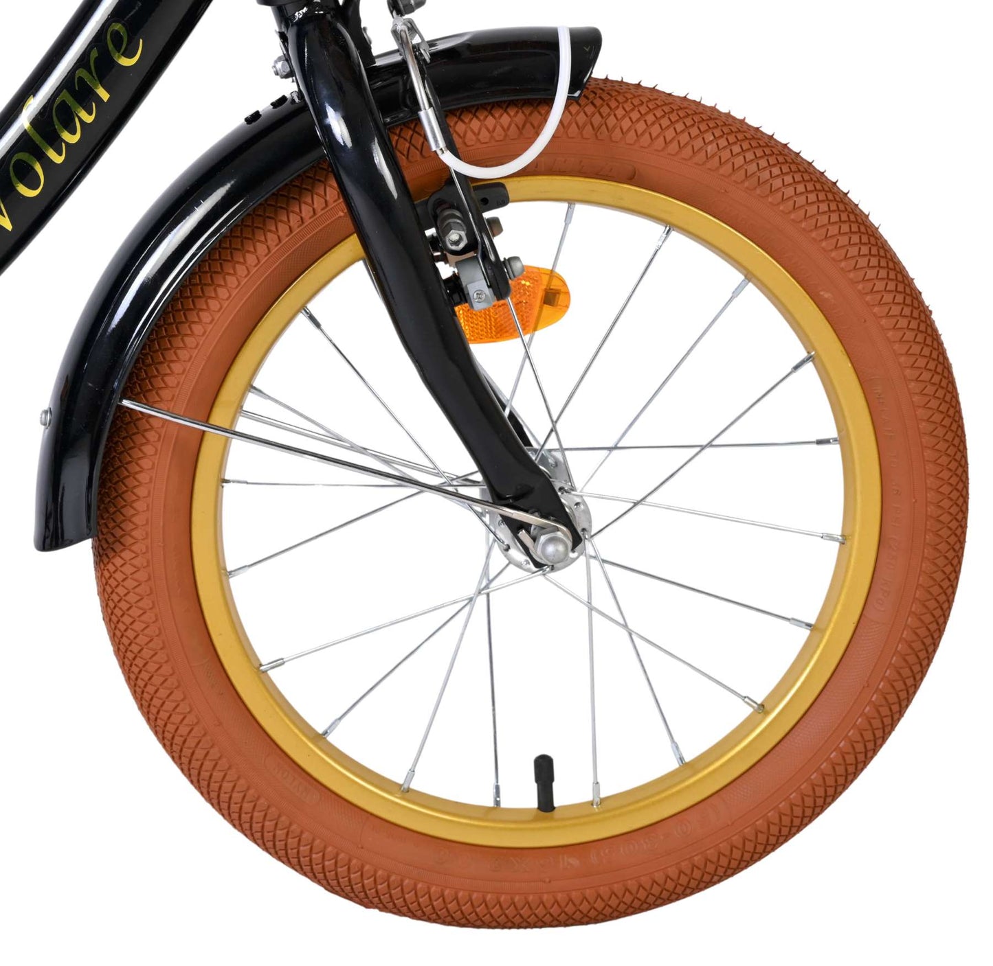 Volare Ashley Kinderfiets - Meisjes - 16 inch - Zwart - 4-6 jaar extra afbeelding 4